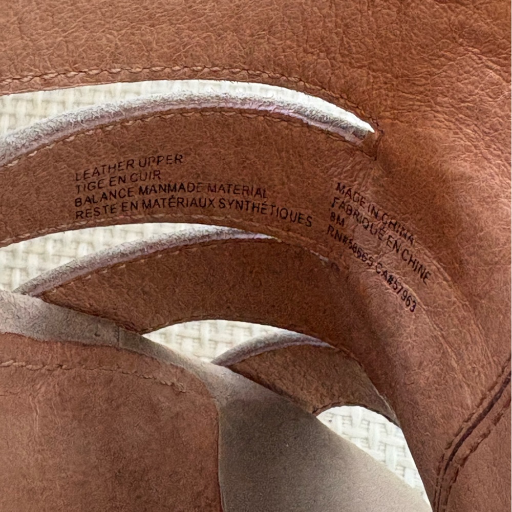 Halogen Size 8 Taupe Grey Suede Leather Slide On Wedge Shoes Heels - Picture 2 of 8